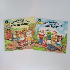 The Get Along Gang New Neighbor Big‎ Bully Read Along Book & Vinyl Record
